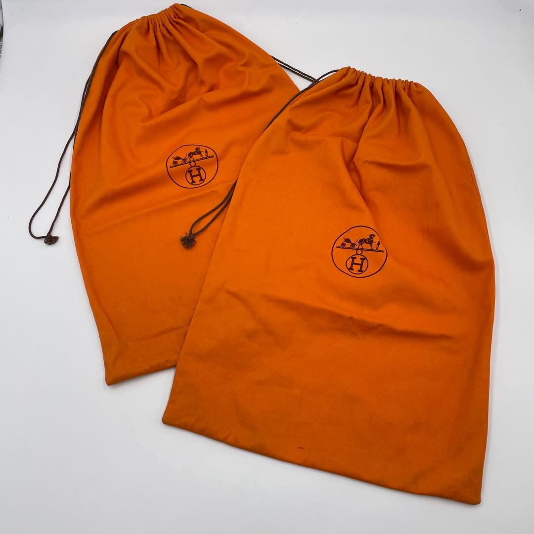HERMES ロングブーツ　高品質　柔らかい　ラムレザー　23cm ブラウン