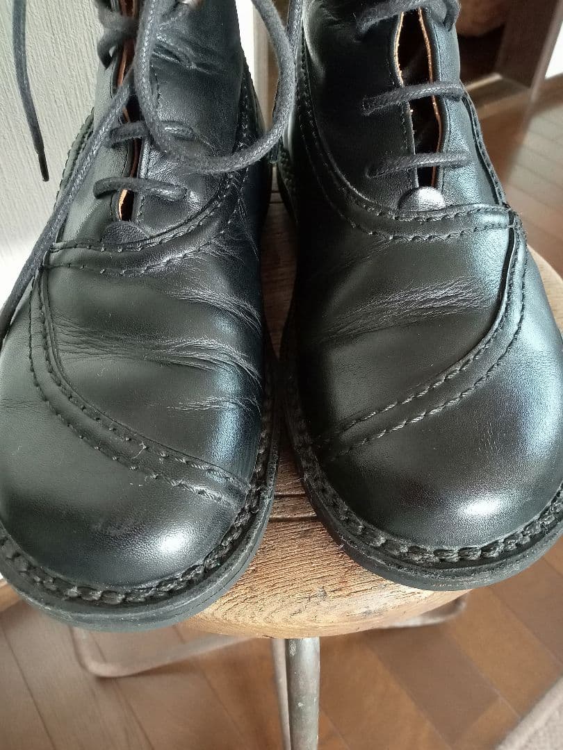 trippenトリッペンレースアップブーツ黒size36