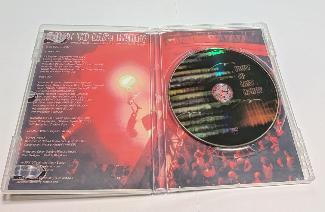 BUILT TO LAST HARRY DVD レア！村越弘明