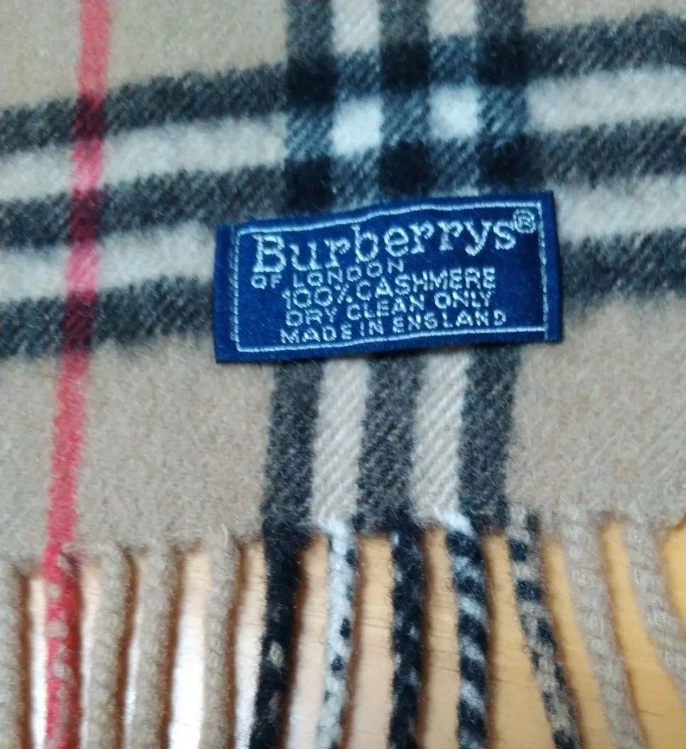 Burberrys ノバチェック柄カシミヤマフラー 男女兼用 美品
