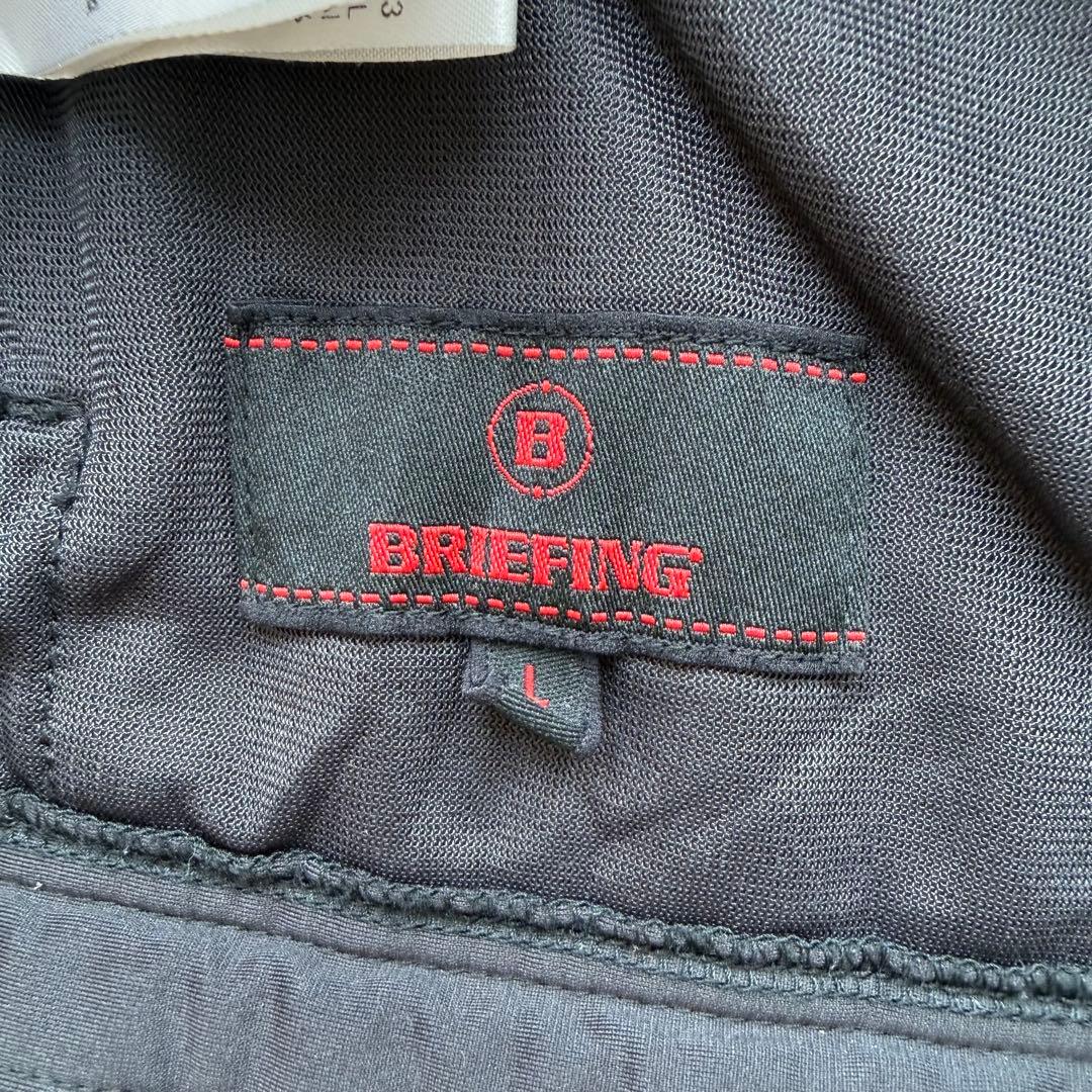 BRIEFING フリースジャケット BRG223M33 ブラック L