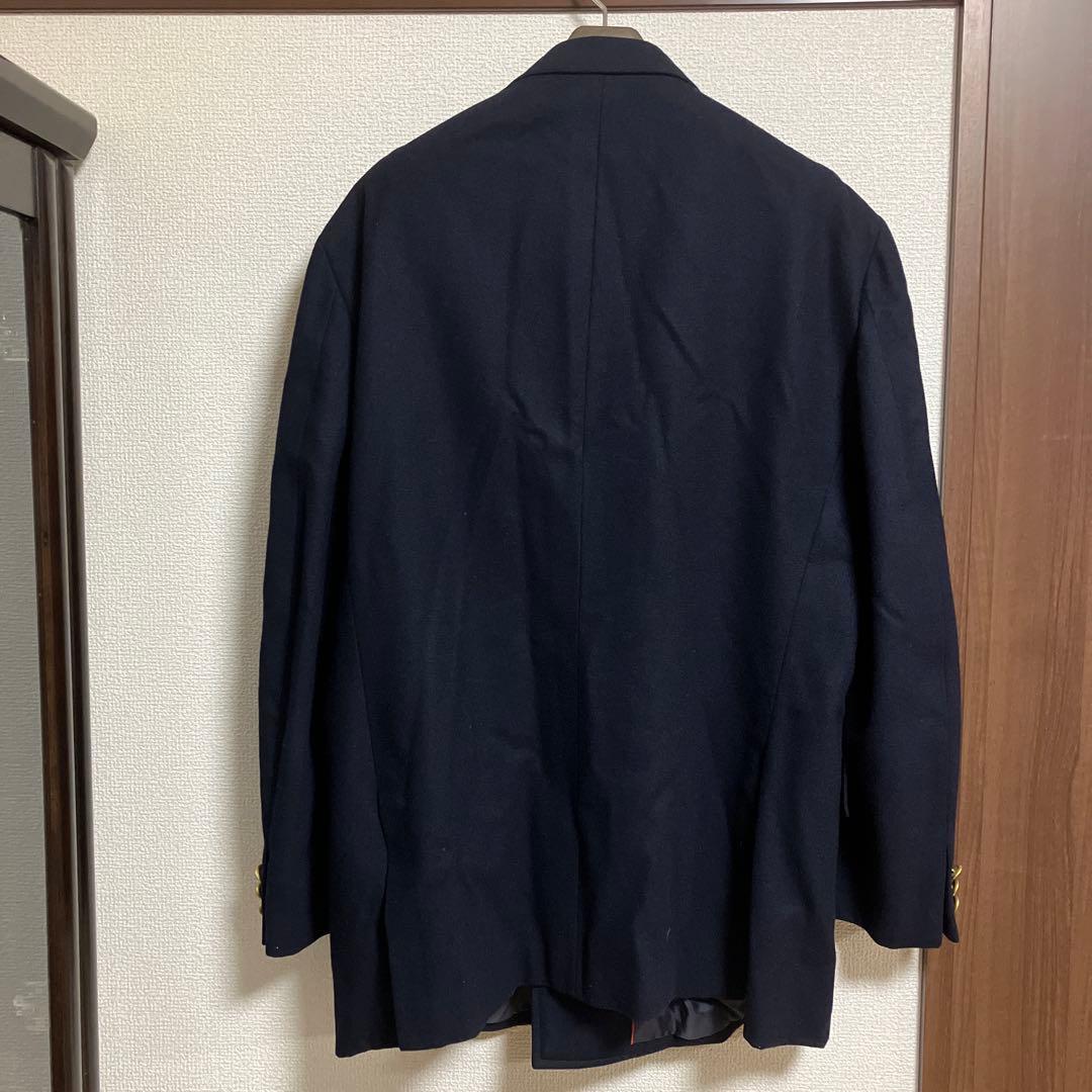 【ゆったり】J.pressネイビー ダブルブレスト ブレザー