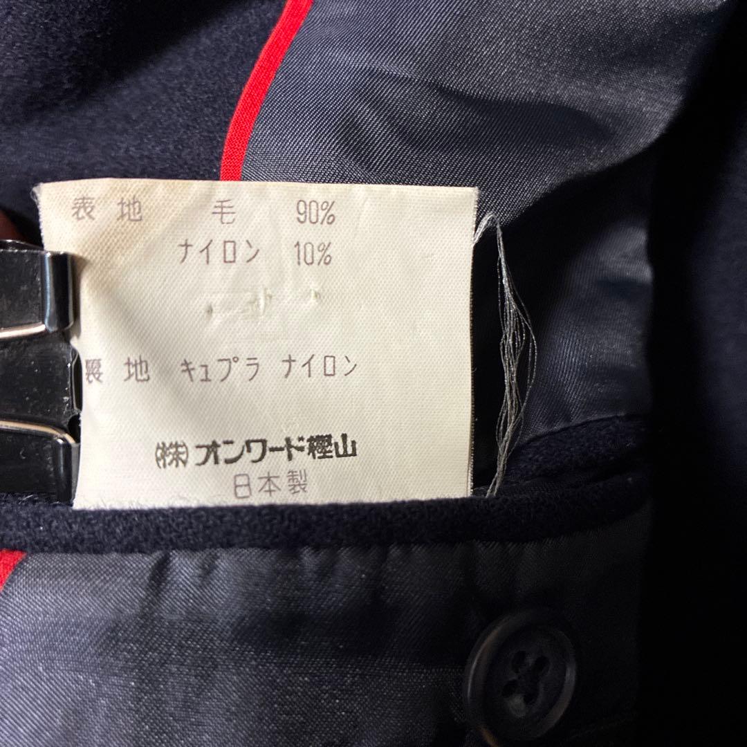 【ゆったり】J.pressネイビー ダブルブレスト ブレザー