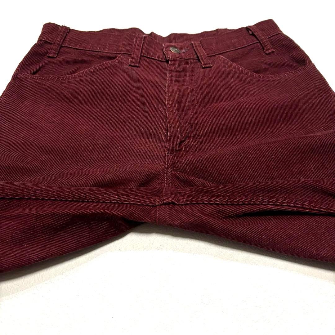 80s 極美品 W32 USA製 リーバイス646 1583 コーデュロイパンツ