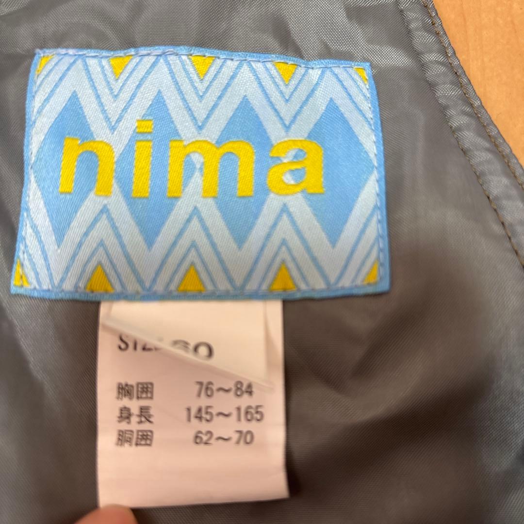 美品 NIMA スキースノーボードウェア 上下セット 160cm