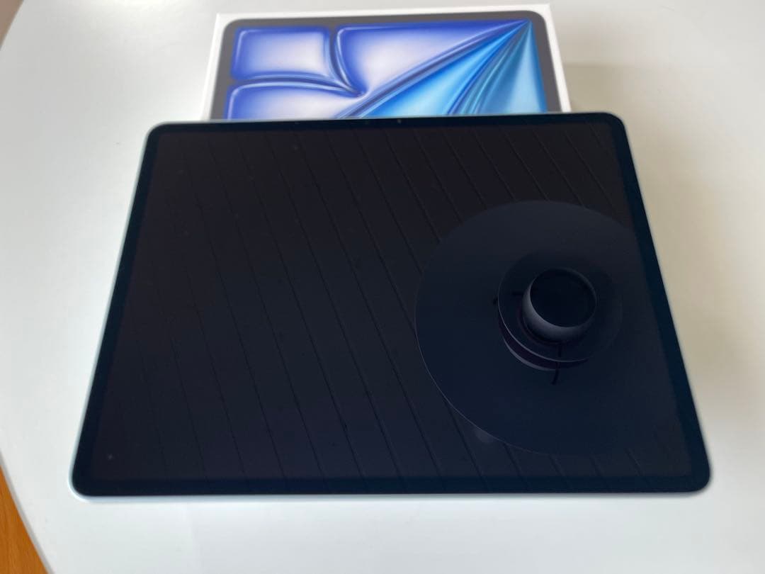 【美品】M3iPadAir 13インチwifi 128GB ブルー 純正カバー付