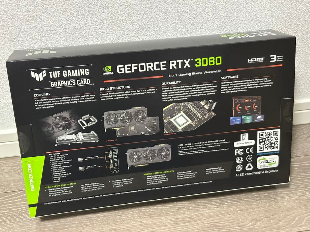 ASUS TUF GAMING NVIDIA RTX3080 10GB グラボ