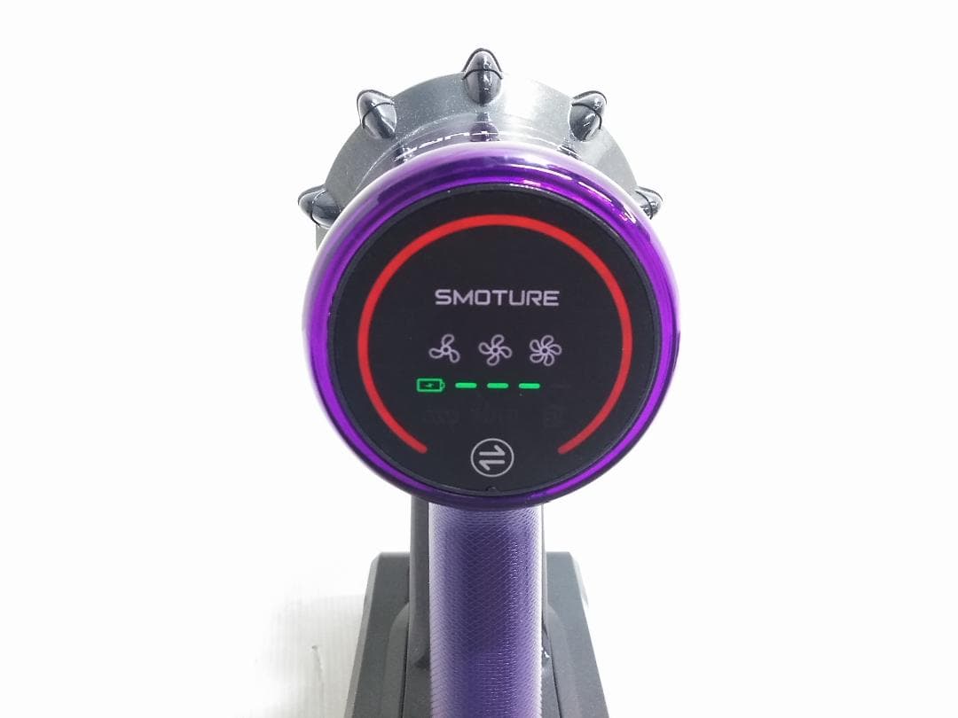 SMOTURE VAC02 コードレス掃除機 自立式 グリーンライト搭載 ◇