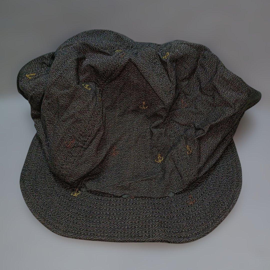 KAPITAL キャピタル廃盤イカリ マーク刺繍ドット柄ワークキャップCAP新品
