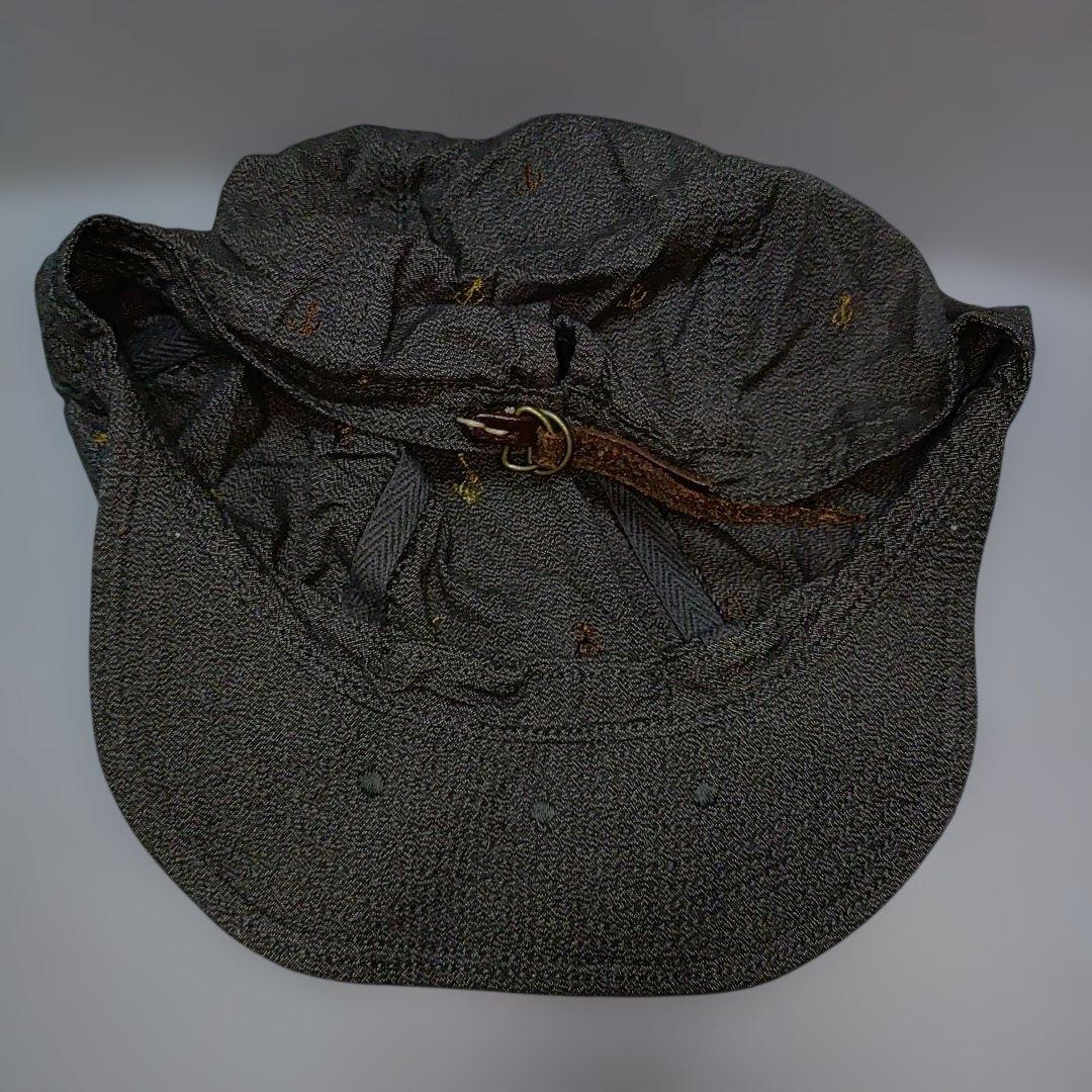 KAPITAL キャピタル廃盤イカリ マーク刺繍ドット柄ワークキャップCAP新品