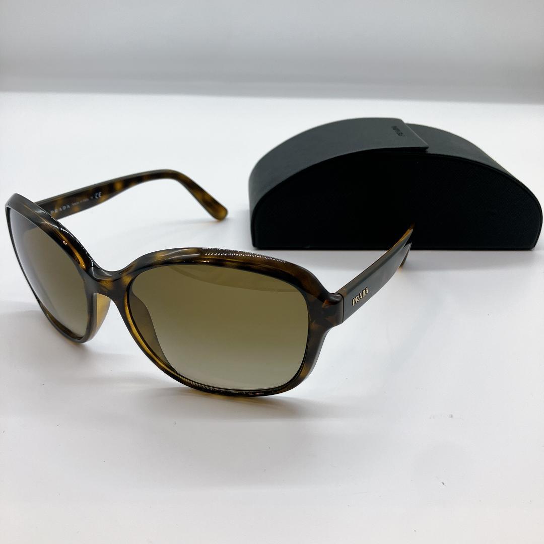 PRADA プラダ SPR 18Q サングラス べっ甲調 メガネ