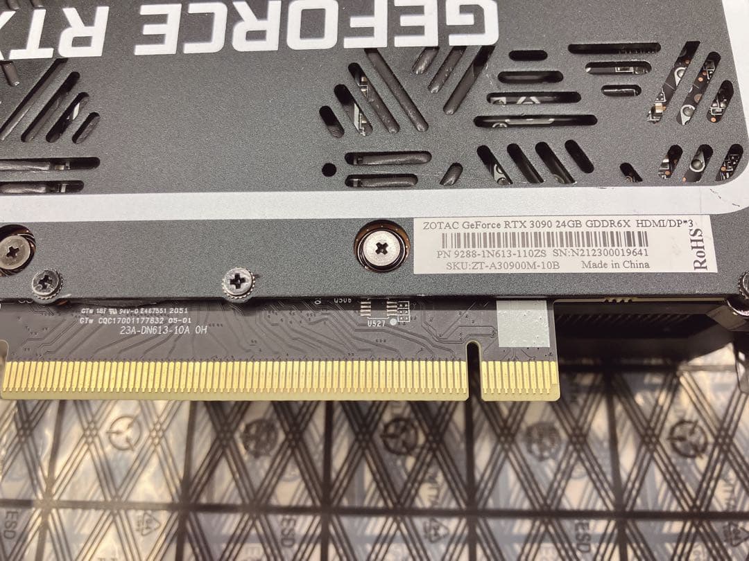グラフィックボード・グラボ・ビデオカード ZOTAC GeForce RTX 3090 24GB