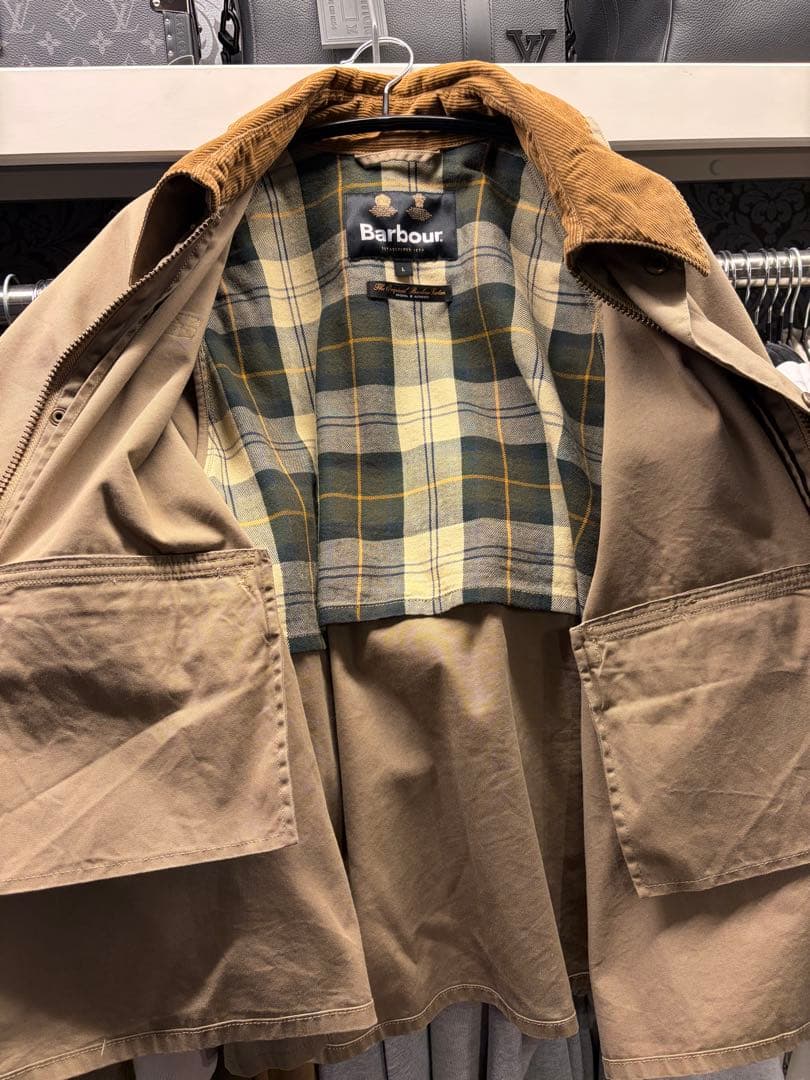 Barbour SPEY バブアー スペイ ノンオイル 正規店購入品 Lサイズ