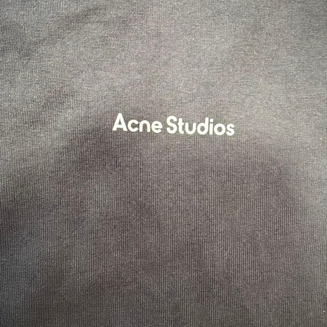 Acne Studios ロゴTシャツ 正規品　ブラック オーバーサイズ