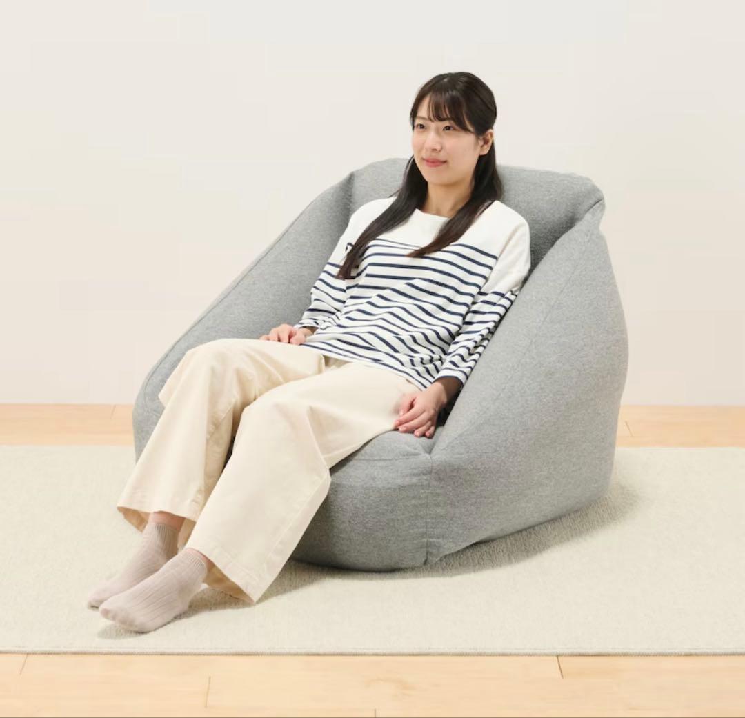 MUJI 空気でできたソファ グリーン