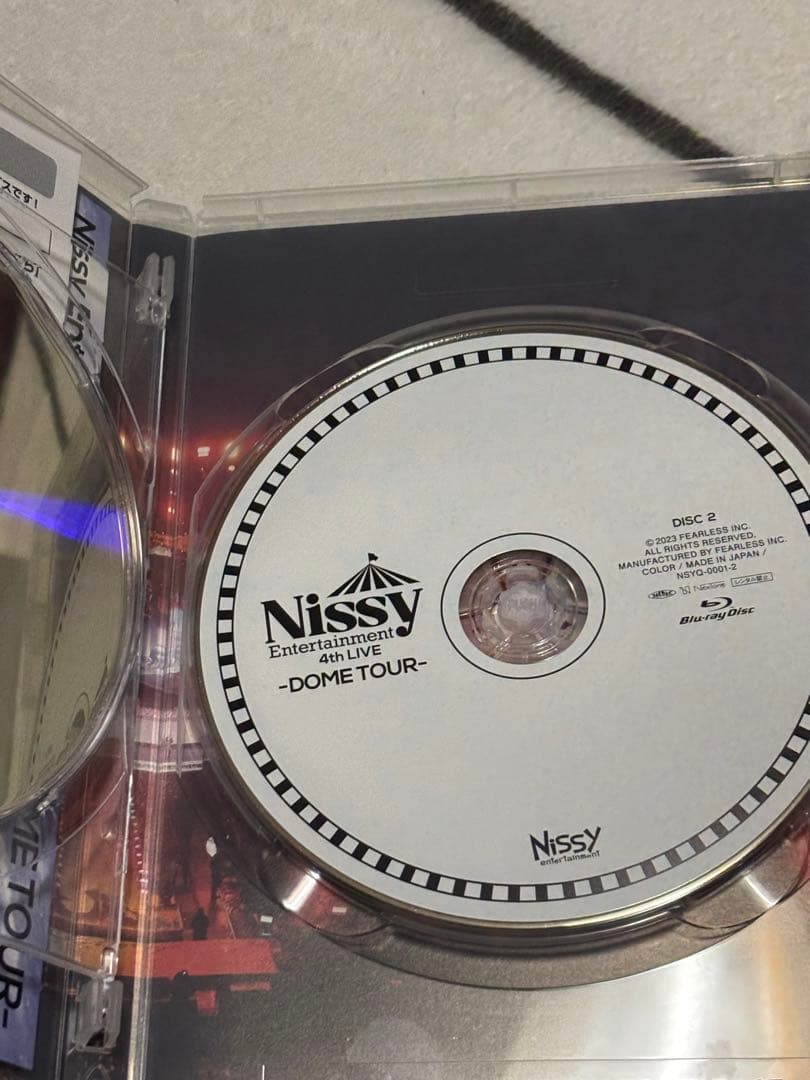 Nissy 4thLIVE -DOME TOUR- Nissy盤 Blu-ray