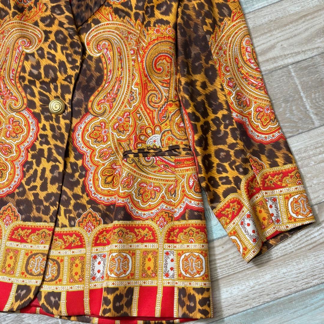 ESCADA エスカーダ ジャケット ペイズリー シルク