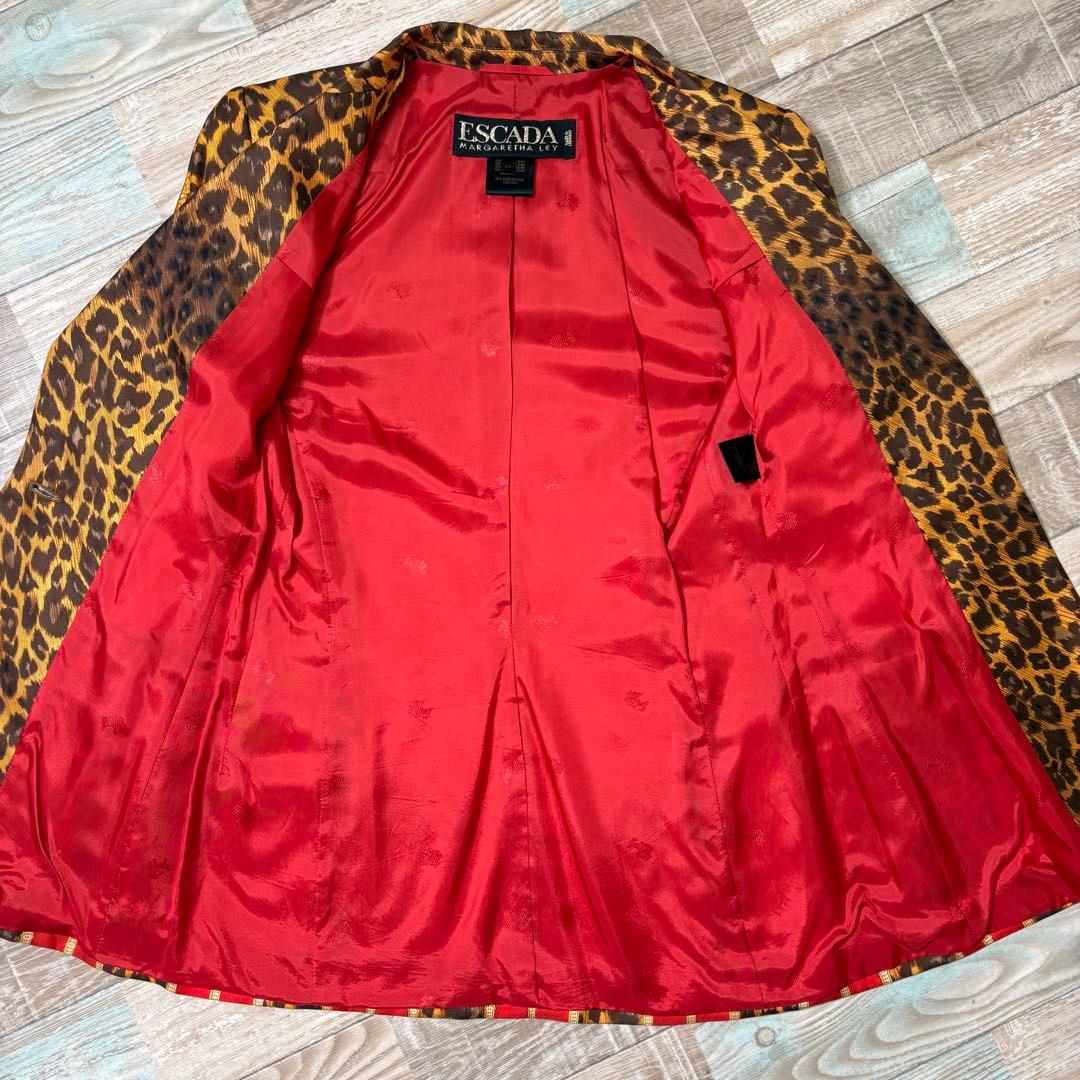 ESCADA エスカーダ ジャケット ペイズリー シルク