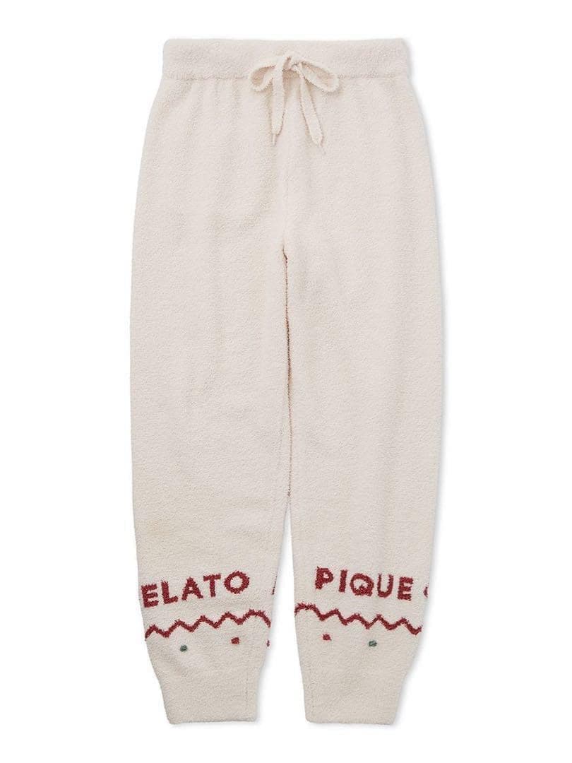 新品 ジェラートピケ ノルディックプルオーバー&ロングパンツ セット