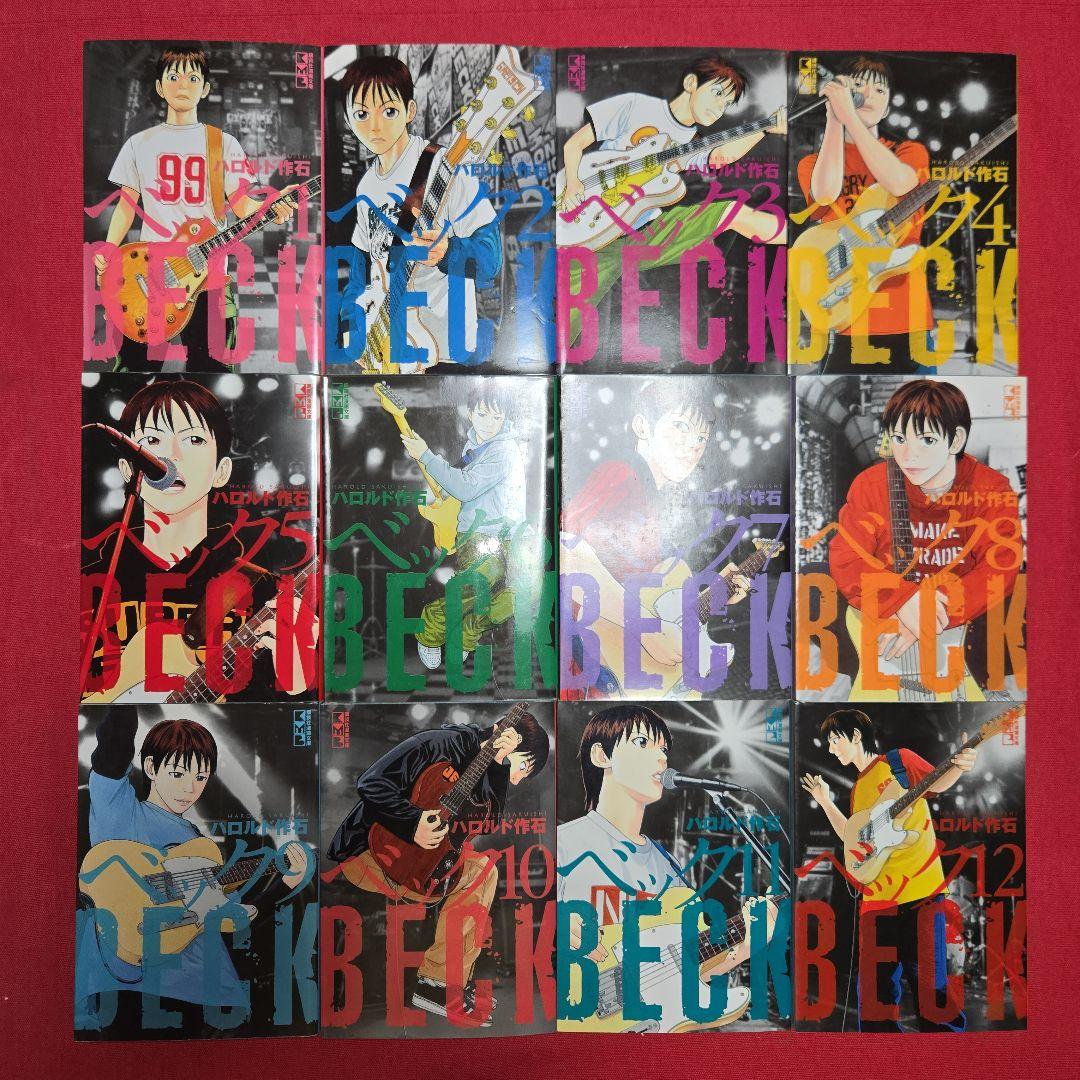 BECKーベックー　番外編含全17巻　まんが【文庫版】ハロルド作石　文庫本　文庫