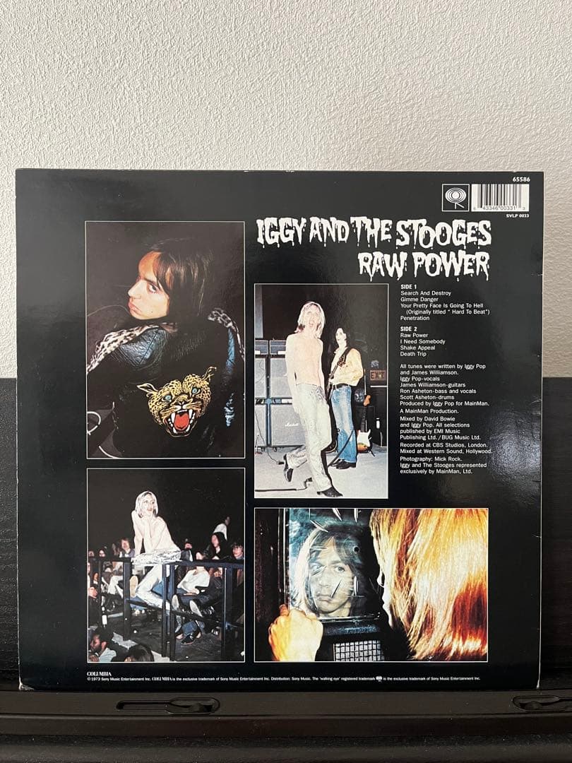 Iggy and The Stooges Raw Power レコード