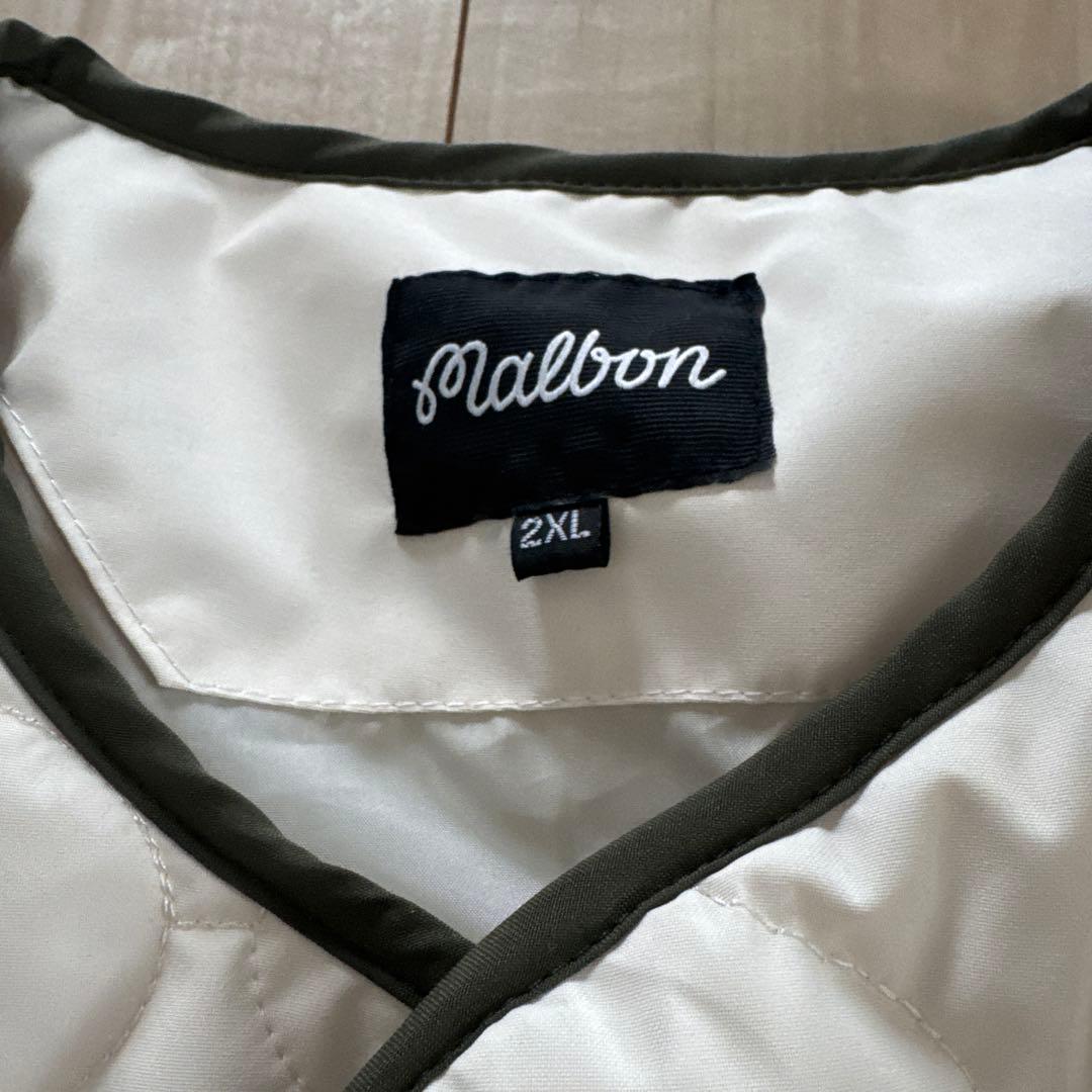 Malbon ジャケット 2XL ホワイト試着のみ