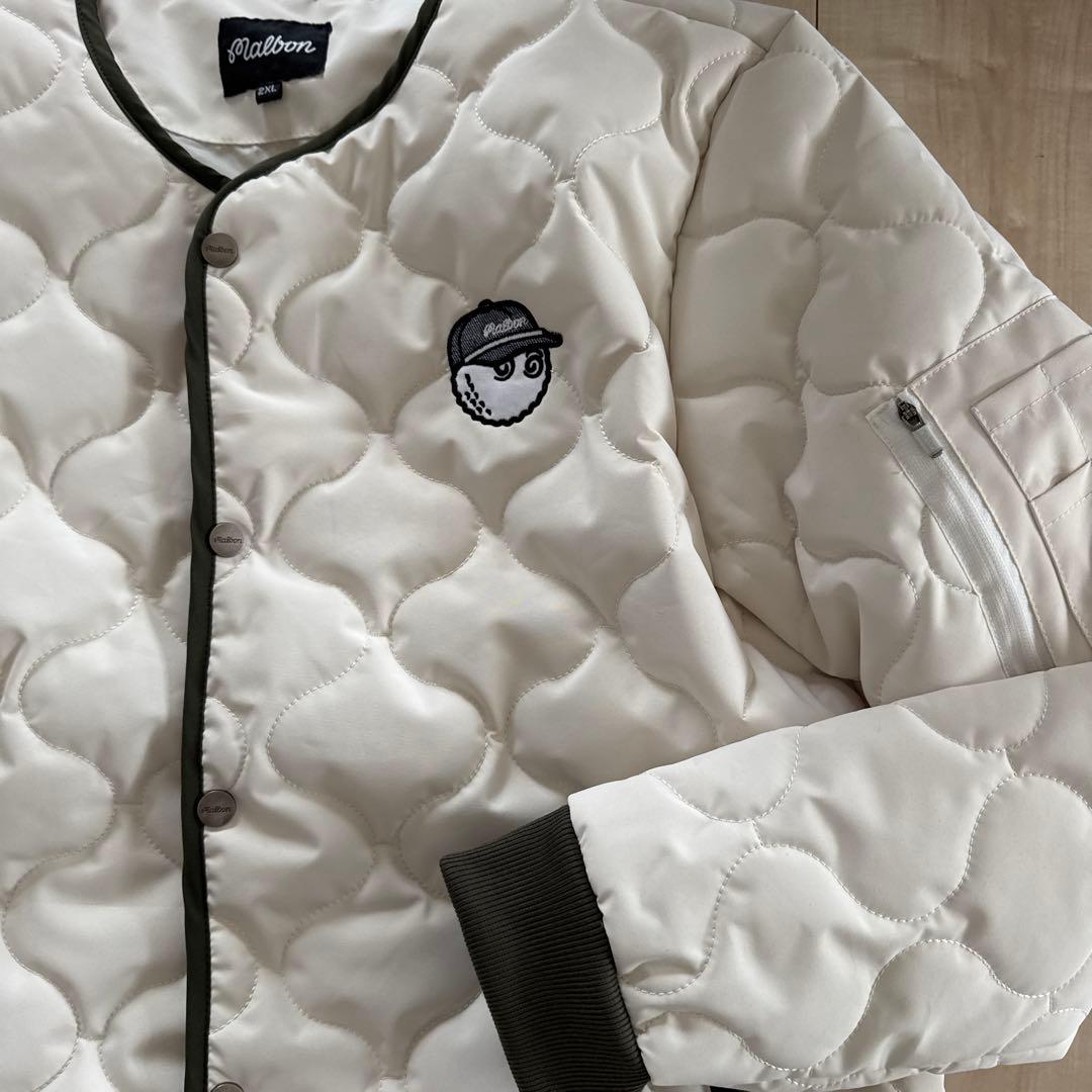 Malbon ジャケット 2XL ホワイト試着のみ