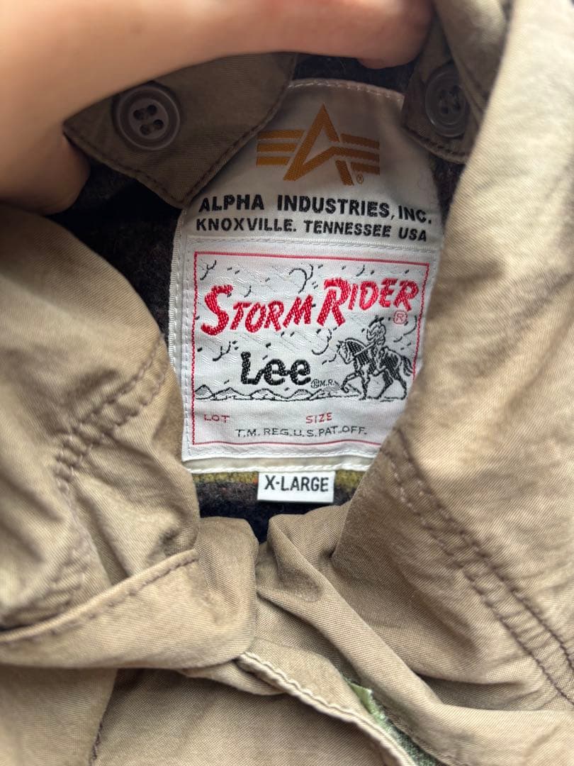 Lee alpha モッズコート