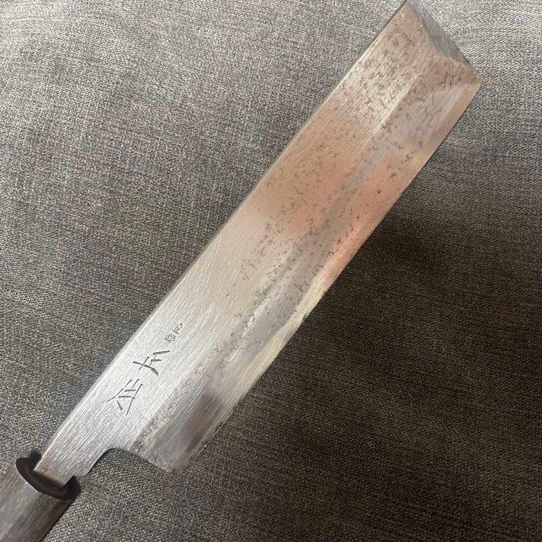 薄刃包丁 正本 木製ハンドル 約21cm