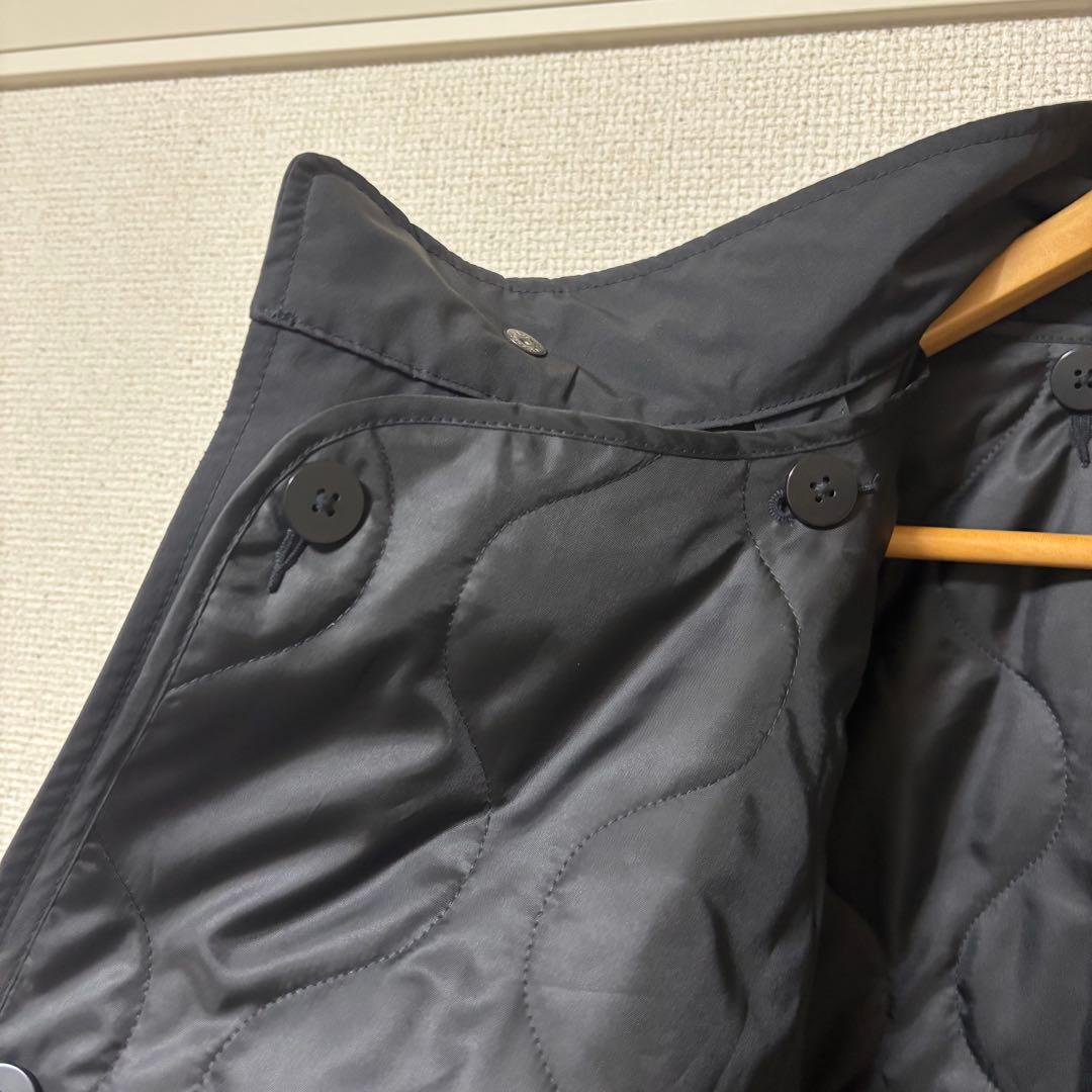 【新品】ユニクロ ブラック ウィンドプルーフ2WAYコートM オーバーサイズ