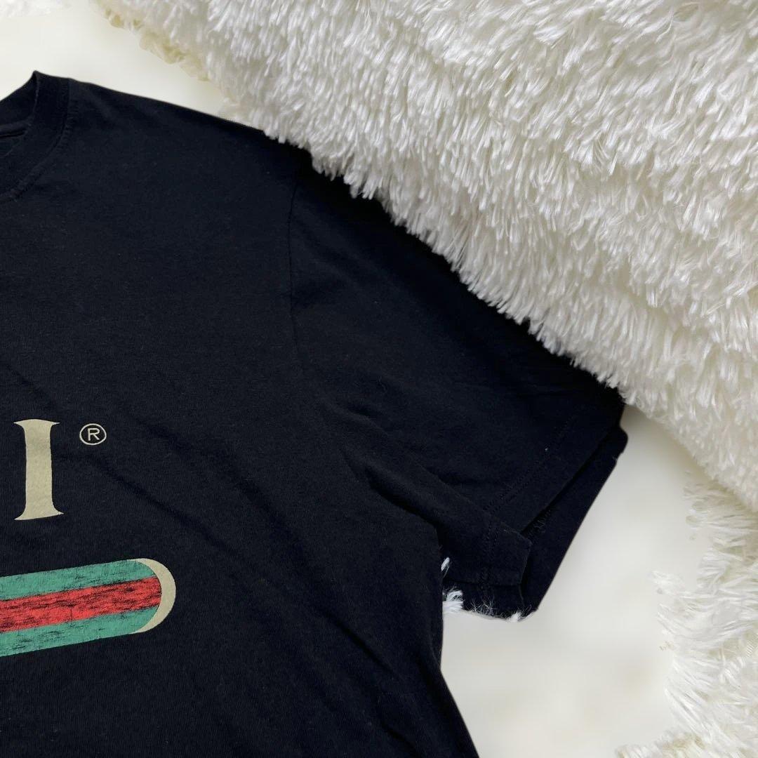 GUCCI ヴィンテージロゴウォッシュド オーバーサイズ Tシャツ　美品