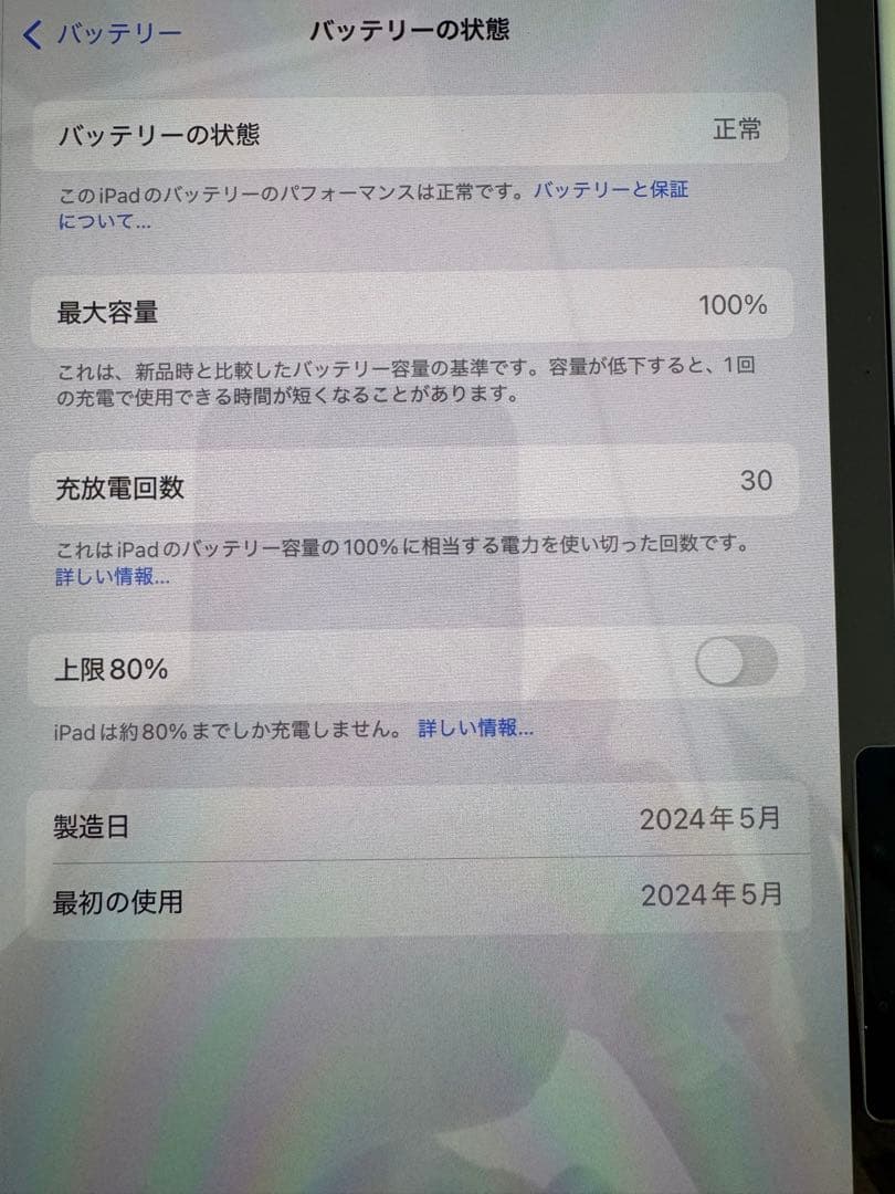 極美品　11インチ iPad Pro (M4) 本体　256gb