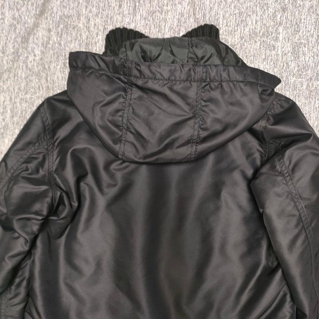 2way ALPHA INDUSTRIES MA-1 フーデッドリブジャケット