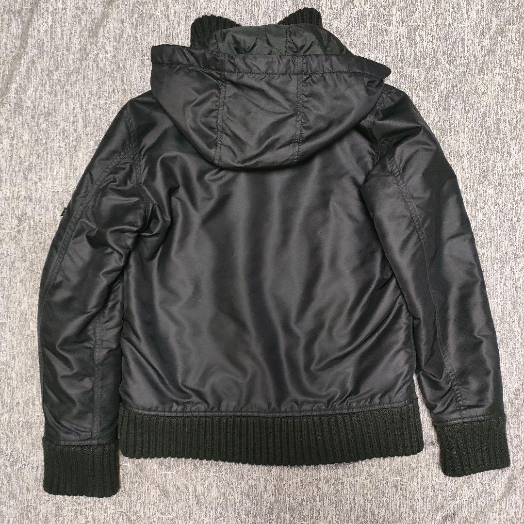 2way ALPHA INDUSTRIES MA-1 フーデッドリブジャケット