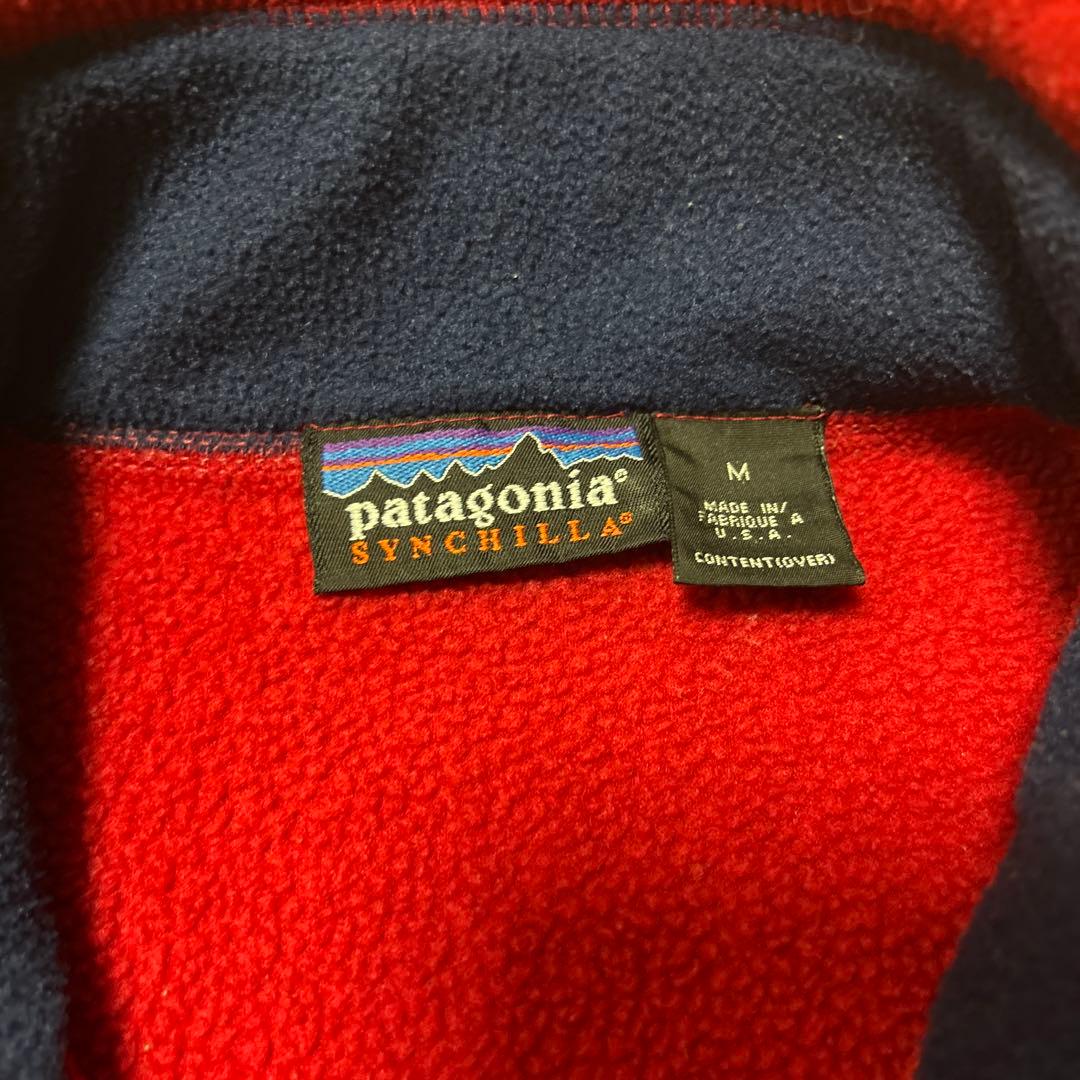patagonia　パタゴニア　フリース　ベスト　 USA製　M　シンチラ