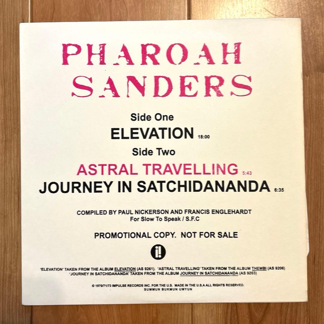 PHAROAH SANDERS ／Elevation 12インチレコード