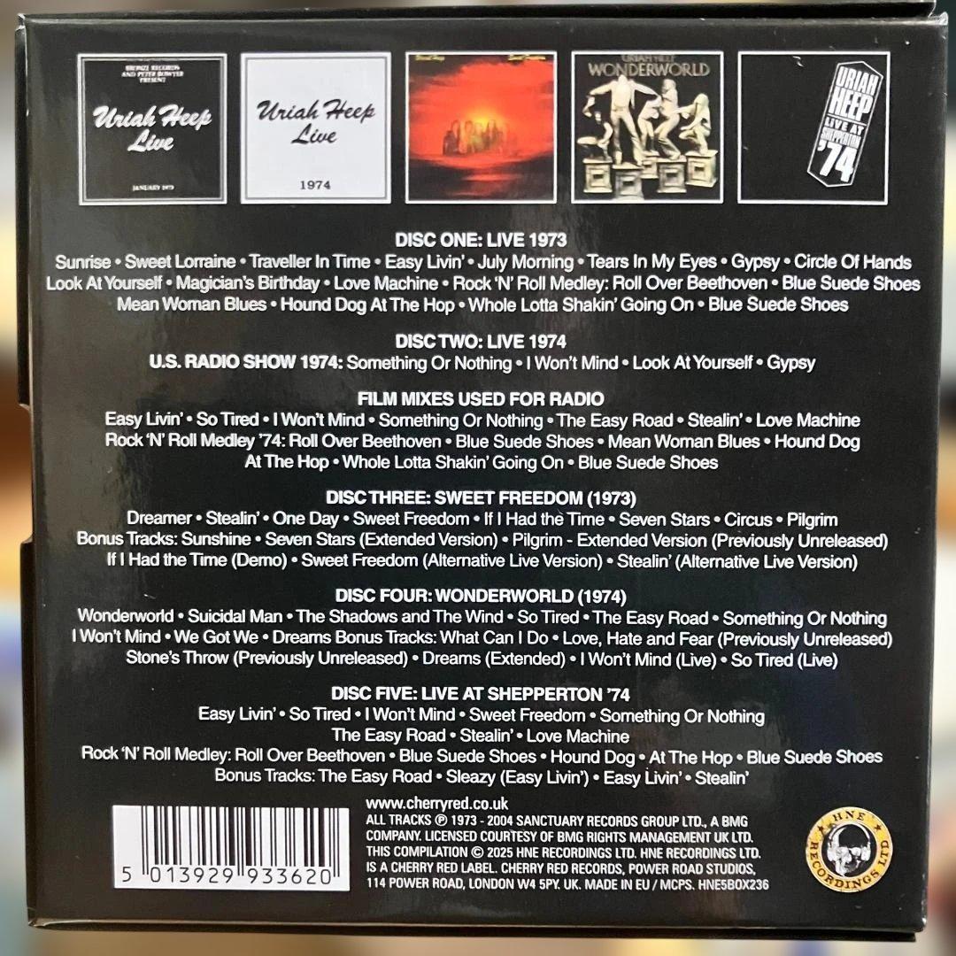 洋楽 Uriah Heep The Shadow And The Wind 73-74