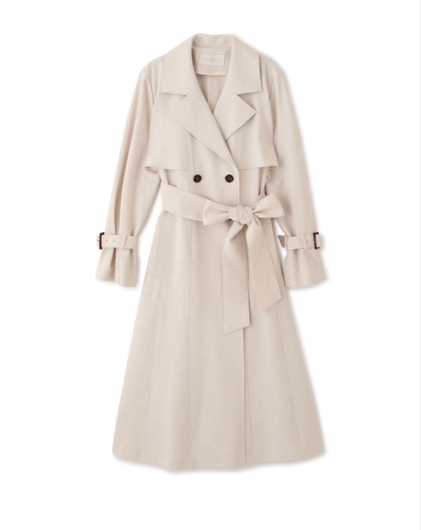 PROPORTION 新品　フェミニントレンチコート　Mサイズ　アイボリー系