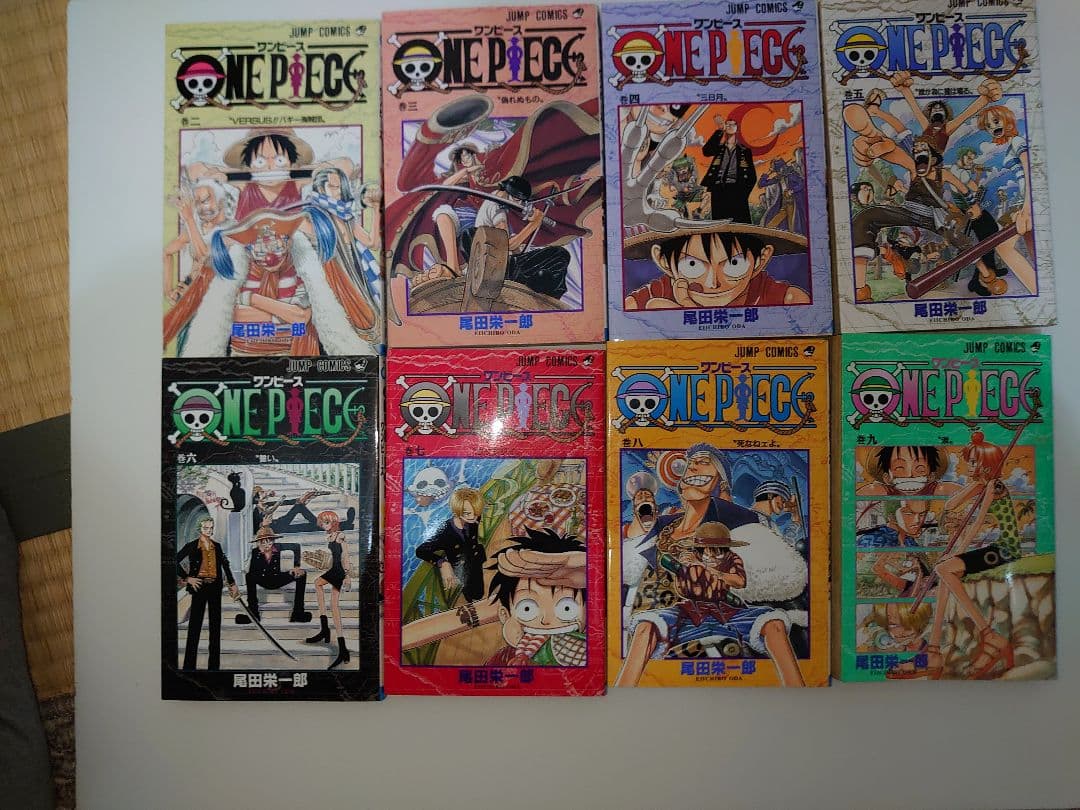 超希少・チラシ付 ONE PIECE 2〜9巻 初版第1刷 コミックニュース