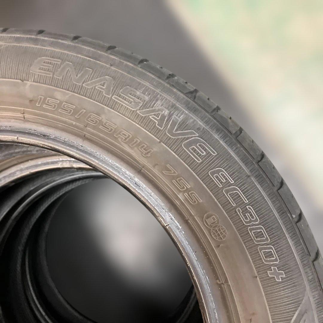 155/65R14 4本セット ダンロップENASAVE EC300+