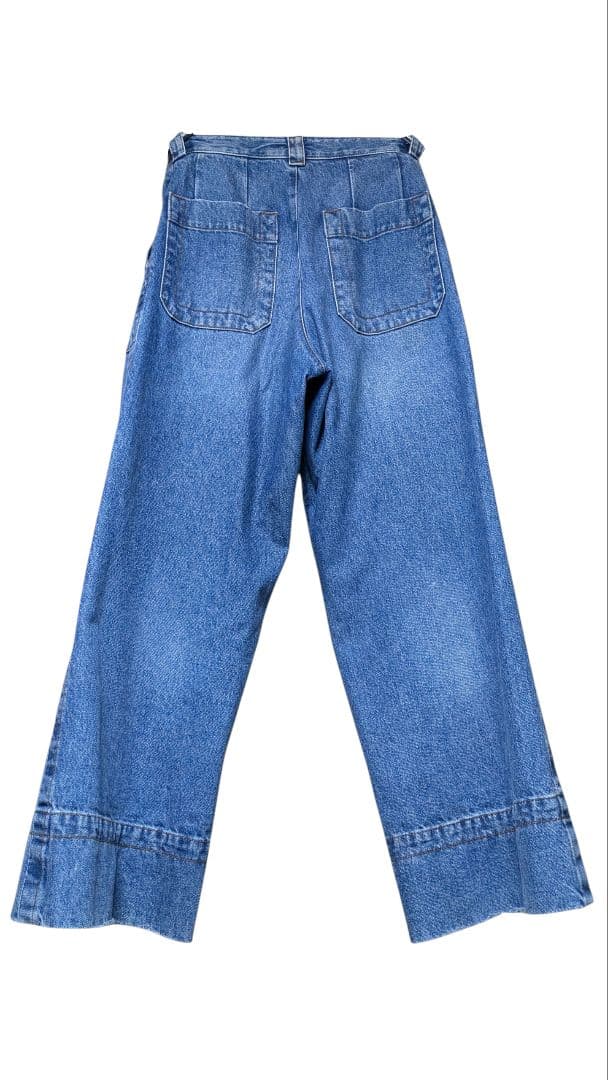 あ*フ様 DriesVanNoten ドリスヴァンノッテン ブルー ワイドデニム