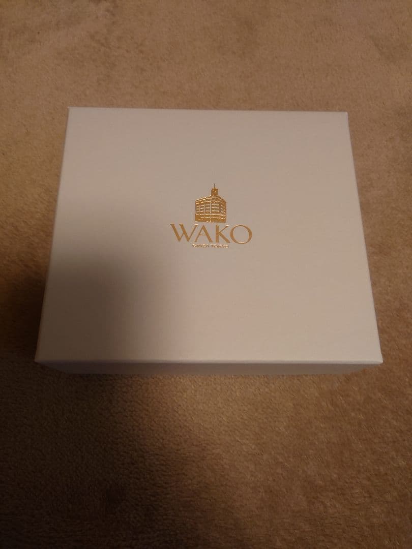 WAKO（銀座和光） 0540073040 二つ折り財布 イエロー 箱あり