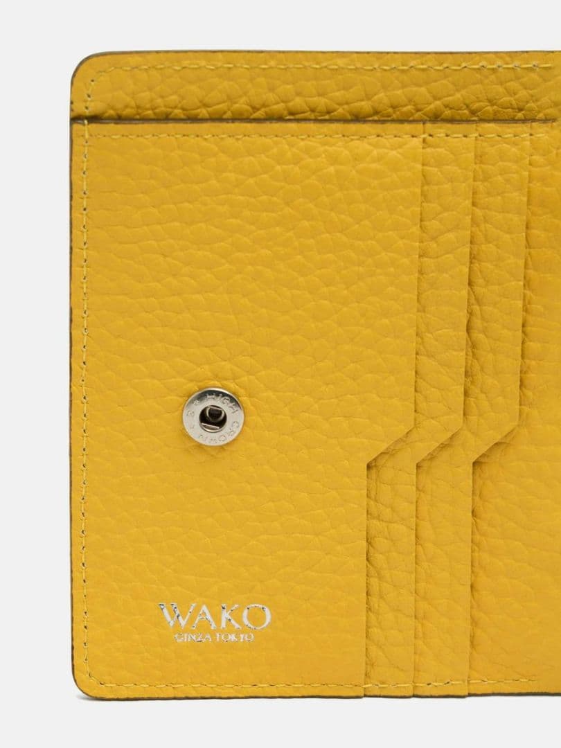WAKO（銀座和光） 0540073040 二つ折り財布 イエロー 箱あり