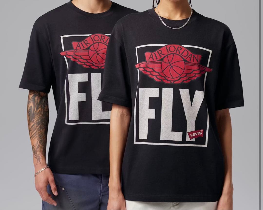 Nike Jordan LEVI'S tシャツ XL levis リーバイス