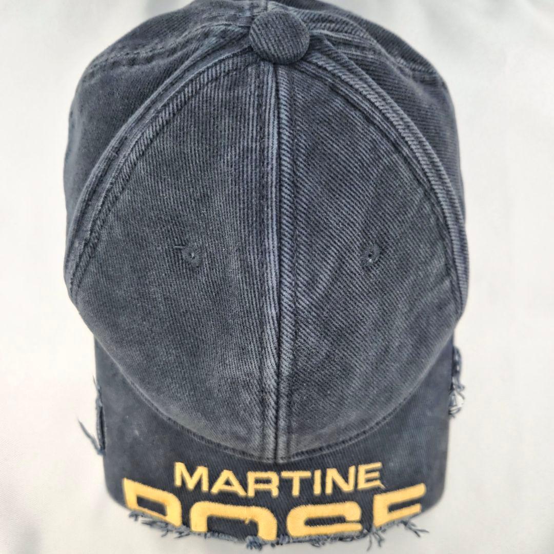 Martine rose 24ss CUT PEAK CAP ネイビー