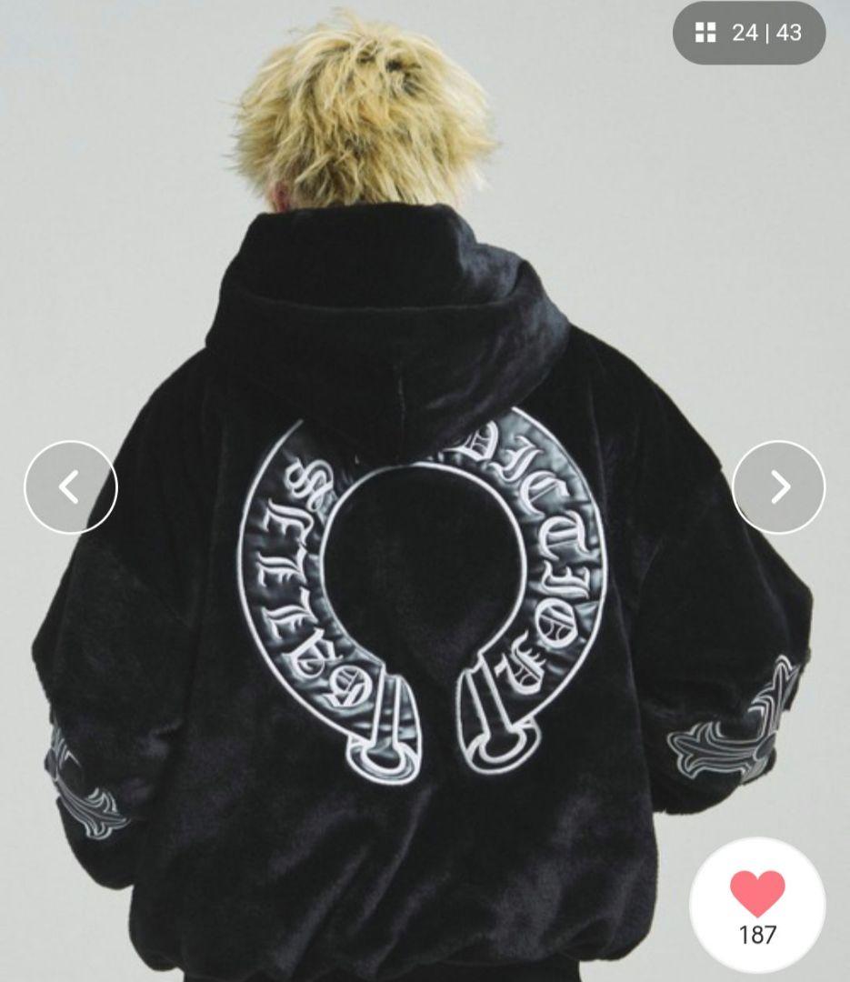 即完売希少激レア クロムCROSSEMBLEM FUR BLOUSONBBOY