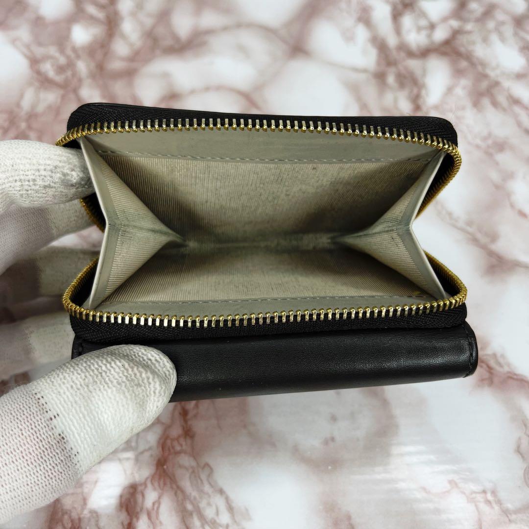 【未使用級品】agnis b. アニエスべー　折り財布　コンパクトウォレット27