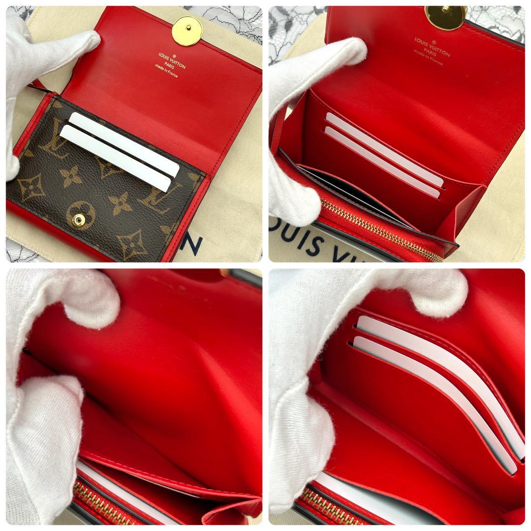 ★美品★　ルイヴィトン　モノグラム　 ポルトフォイユ　フロール　コンパクト