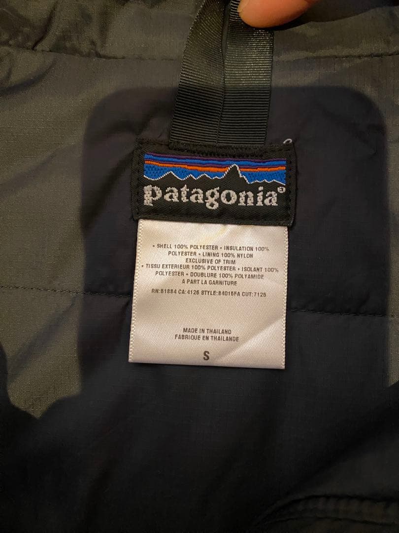 美品 00s patagonia パフボールベスト ブラック