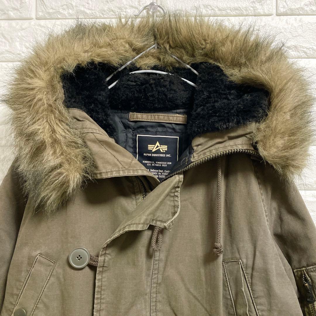 ALPHA INDUSTRIES モッズコート N-3B ミリタリー ジャケット